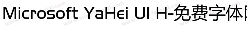 Microsoft YaHei Ul H字体转换